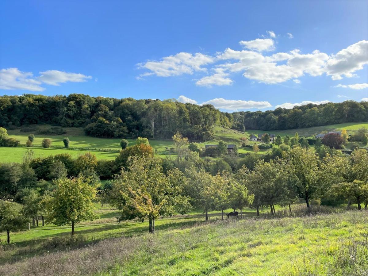 Le Gite Marguerite - Calvados : Vue Panoramique Sur La Normandie Hermival-les-Vaux Eksteriør billede